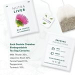 NUTRALIVER Liver Detox Tea - Cleanse & Support with Milk Thistle, Turmeric & Fennel - 60 Enveloped Tea Bags - Herbal Tea - 3 Pack by Nutra Tea - Image 4
