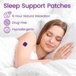 Scosvvi Sleep Patches for Adults: 42 Pcs Extra Strength Plant-Based Sleep Aid with Lavender & Chamomile – Non-Habit Forming Nighttime Patch for Relaxation & Restful Sleep – 8-Hour Time Release - Image 3