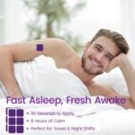Scosvvi Sleep Patches for Adults: 42 Pcs Extra Strength Plant-Based Sleep Aid with Lavender & Chamomile – Non-Habit Forming Nighttime Patch for Relaxation & Restful Sleep – 8-Hour Time Release - Image 5
