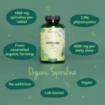 Vegavero Organic Spirulina 4000 mg | 300 Tablets | NO Additives | Natural Source of Protein, Vitamins & Minerals | Vegan - Image 4