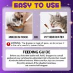 Melatonin for Cats Cat Melatonin Cat Calming Cat Sleep Aid Cat Sedative for Grooming - Helps to Support Restful Sleep for Your Cat - Anxiety Relief for Cats (120ml) - Image 6