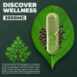 Vitaminnica Pure Moringa Leaf | Natural Wellness & Health Support- 60 Veg Capsules | Ideal for Daily Nutrition, Energy, and Vitality | Suitable for Men, Women & All Age Groups - Image 5