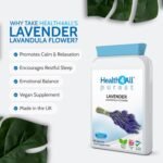 Health4All Lavender 500mg 60 Capsules, Purest - no additives. Vegan Lavender Flower Capsules (not Tablets or Oil) Supplement for Anxiety, Relaxation and Sleep Support | Made in UK - Image 3