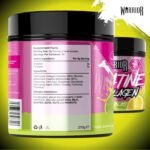 Warrior Creatine Monohydrate + Collagen Powder 270g - Pure Hydrolysed Peptides (Bovine) - Supports Muscle Recovery - Workout Supplement for Women and Men (not Tablet) - 30 Servings (Citrus Blast) - Image 3