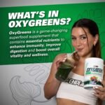 EHPlabs OxyGreens Daily Super Greens Powder - Green Superfood, Spirulina Herbal Supplement with Prebiotic Fibre, Alkalizing Antioxidants & Immunity Wellness, 30 Serves (Passionfruit) - Image 3