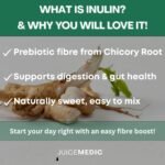 Inulin Fibre Powder 200g – Prebiotic Fibre Supplement for Gut Health, Digestion & Weight Management – Neutral Taste, Easily Mixes in Water, Coffee or Smoothies - Image 4
