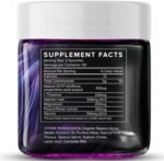 Sleep Gummies for Adults | 4-Month Supply Sugar Free, Vegan – with Natural 5HTP Griffonia Seed & Valerian Root Extract, Magnesium, L-Theanine, Glycine | Grape Flavour Sleep Supplement, 120ct - Image 7