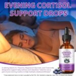 Cortisol Supplements for Women and Men with Magnesium, Ashwagandha, L-Theanine, 10 in 1 Cortisol Detox Manager Reducer, Hormone Balance Liquid Drops - Mood, Focus, Sleep - Blueberry Flavor(2.02 fl.oz) - Image 6