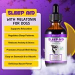 Melatonin for Dogs, Dog Sleep Aid, Dog Melatonin Support Relaxation & Deep Sleep, Relieves Separation Anxiety & Travel & Stress Anxiety, Calming for Dogs in Noise, Fireworks, Melatonin for Dog & Cat - Image 3