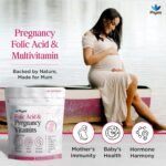 Physis Folic Acid & Pregnancy Vitamins | Prenatal Vitamins for Women | 60 Vegan Melt-in-Your-Mouth Mixed Berry Gummies | with Folic Acid, Vitamin D3, B12, Zinc, Iodine | UK-Made Pregnancy Supplements - Image 3
