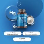 Magnesium Supplements | Magnesium Citrate Capsules (Buffered 30%) | 240 Vegan Capsules | Providing 444mg Elemental Magnesium | Lactose & Gluten-Free - Image 3