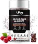 Mushroom Gummies Supplement 2500mg - Ashwagandha Gummies Promotes Nootropic Focus Brain Supplement, Immune Support & Stress Relief - 60 Count (Halal, Gluten-Free, Vegan) (1) - Image 3