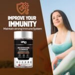 Mushroom Gummies Supplement 2500mg - Ashwagandha Gummies Promotes Nootropic Focus Brain Supplement, Immune Support & Stress Relief - 60 Count (Halal, Gluten-Free, Vegan) (1) - Image 6