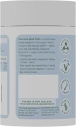 Lifestream Quick Calm Capsules with Bluenesse® Lemon Balm & Ashwagandha for Rapid Non-Drowsy Stress Relief Mental Focus Anxiety & Cortisol Support Vegan Formula 30 Capsules - Image 4