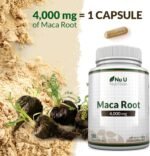 Maca Root Capsules 4000mg - 180 Vegan Capsules - 6 Month Supply - High Strength Peruvian Maca Root for Men & Women - Made in The UK - Nu U Nutrition - Image 7