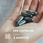 Organic Spirulina and Chlorella Capsules - Spirulina Powder and Chlorella Powder - Broken Cell Wall - 1800mg per Serving - 200 Capsules - Vegan - Image 5