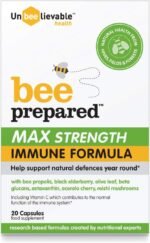 Unbeelievable Health Bee Prepared Max Strength Immune System Formula - Created by Nutritional Experts - Contains Bee Propolis, Elderberry and More – Immunity Support Supplement - Image 3