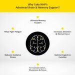 NHP Advanced Brain & Memory Support - Vegan, Active Nutrients for Cognitive Function, Mental Performance, Focus, and Memory-Contains B Vitamins, Phosphatidyl Serine, Antioxidants 60 Vegan Capsules - Image 5