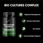Bio Cultures Complex Probiotics & Prebiotics - 435 Billion CFU - 4 Months Supply - for Women & Men - Lactobacillus Acidophilus, Bifidobacterium, Rhamnosus - Advanced Multi-Strain - Image 4