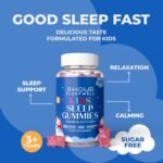 Sleep Gummies for Kids – 1 Month Supply | Sugar & Gluten-Free Magnesium Gummies for Growth, Relaxation & Healthy Sleep | 30 Vegan Supplement with Magnesium, L-Theanine & Vitamin B6 | Support Ages 3+ - Image 3
