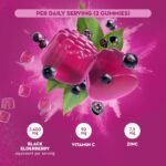 Elderberry Gummies with Zinc and Vitamin C - Suitable for Adults & Children - Zinc for Immune System - Sambucus Black Elderberry (60 Elderberry Gummies, 1 Pack) - Image 4