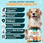 Probiotics for Dogs, 200 Soft Chews Digestive Probiotics & Enzymes for Gut Health with Pumpkin, Fibre for Dogs Anti Diarrhea, Upset Stomach, Gas Relief, Itchy Skin & Immune Support (Chicken) - Image 3
