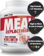 Per4m Meal Replacement Diet Shake Powder | High Protein Low Calorie Weight Loss Shake | Vegetarian Gluten Free Nutritionally Complete Slimming Drink | 30 Serving (1800g, Strawberry Creme) - Image 3