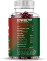 MindEase - Sleep Aid Gummies for Adults | with Pistachio Extract (Natural Melatonin) & Tart Cherry | Relaxation, Stress & Anxiety Relief | Vegan, Sugar Free | 60 Gummies | Cherry Flavour - Image 5