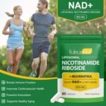 Liposomal NAD+ Supplement with Trans Resveratrol, NAD Nicotinamide Riboside Resveratrol 900mg Supplement for Anti-Aging, Energy, Focus - Gluten-Free, Non-GMO- 80 Capsules - Image 3
