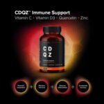 CDQZ - Quercetin, Zinc, Vitamin C, Vitamin D3 - Immune Support - 120 Capsules - Plastic-Free compostable Plant-Based Packaging - Pack of 1 - Image 3