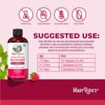 MaryRuth Organics, Liquid Morning Multivitamin Essentials+, Essential Vitamins & Minerals, Sugar Free, Raspberry Flavour, 450ml, Vegan, Gluten Free - Image 4