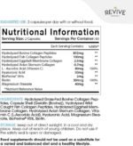Multi Collagen Protein Capsules - 120 Count - Types I, II, III, V & X - Hydrolysed Grass Fed Bovine, Wild Caught Marine & Free-Range Chicken, Made with Hyaluronic Acid & Vitamin C by Revive Naturals - Image 3