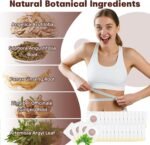 Slimming Patches for Belly Fat – 60PCS Natural Weight Loss Stickers | Plant-Based Fat Burner for Abdomen & Waist | Toning, Detox & Anti-Cellulite Solution - Image 3