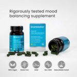 BrainMatter Calm – Adaptogen Blend Sleep Supplement | Stress Relief, Mood Balance & Restful Sleep | Ashwagandha, Reishi Mushroom, Magnesium Glycinate | Vegan, Gluten-Free, Halal, non-GMO (60 Capsules) - Image 5