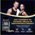 Shilajit, Sea Moss, Lion’s Mane & Ginseng 4-in-1 Supplement, Supports Energy, Stamina, Focus, Bone Health, Vitality & Wellness | 60 Vegan Capsules - PrimeBoost by Natural Gold Wellness - Image 5