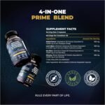 Shilajit, Sea Moss, Lion’s Mane & Ginseng 4-in-1 Supplement, Supports Energy, Stamina, Focus, Bone Health, Vitality & Wellness | 60 Vegan Capsules - PrimeBoost by Natural Gold Wellness - Image 8