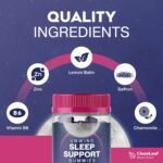 Unwind Sleep Support Gummies for Adults - Formulated for Restful Nights, Sleep Gummies Promoting Natural Sleep Production, Promotes Healthy Sleep Patterns, 60 Count - Image 4