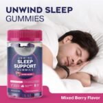 Unwind Sleep Support Gummies for Adults - Formulated for Restful Nights, Sleep Gummies Promoting Natural Sleep Production, Promotes Healthy Sleep Patterns, 60 Count - Image 6