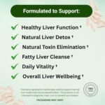 Liva+ Liver Support Supplement | 5-in-1 Formula for Detox, Fatty Liver Recovery & Cleanse | Promotes Skin & Antioxidant Function - Image 3