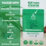 ASHWAGANDHA HIGH Strength Powder (113g) – Supplement for Stamina, Energy, Calm, Sleep Aid, Adaptogen with Withanolides - 10X Strength Extract - 113 Servings - Image 3