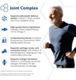 Joint Complex with Glucosamine and Chondroitin High Strength + Vitamin D + Vitamin C + MSM & Manganese 180 Glucosamine Tablets - Joint Supplements for Men Joint Care Supplements for Women - Nutravita - Image 3