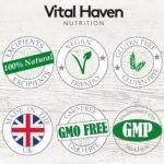 [Vital Haven] Complex Action Formula: Non-Acid Vitamin C + Iron + Zinc + Copper + Calcium with Citrus Bioflavanoids and Elderberry for Maximum Absorption - Premium Ingredients - Made in The UK - Image 4