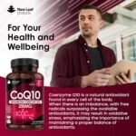 CoQ10 Supplement 200mg - Co Enzyme CQ10 120 Vegan Capsules 100% Pure and Naturally Fermented Ubiquinone Q10 High Strength Ubiquinone Coenzyme Q10 Coenzyme CoQ10 Supplement UK Made Ubiquinol - Image 4