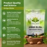Ginkgo Biloba High Strength Capsules | 6000mg Highly Dosed | 50:1 Extract - 180 Capsules | Ginkgo Biloba 6000mg | Suitable for Vegans - Manufactured in The UK by Hellenia - Image 4
