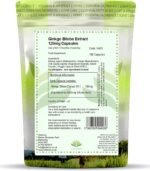 Ginkgo Biloba High Strength Capsules | 6000mg Highly Dosed | 50:1 Extract - 180 Capsules | Ginkgo Biloba 6000mg | Suitable for Vegans - Manufactured in The UK by Hellenia - Image 5