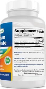 Best Naturals Calcium Pyruvate Powder 8 OZ - Image 3