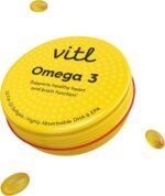 Vitl Omega 3 Fish Oil Supplement - 30 Easy to Swallow Softgel Capsules - Support Brain & Heart Health - 500mg Fish Oil, 250mg DHA & 50mg EPA - Image 4