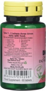 Health Plus Digest Plus Digestive Enzyme Supplement - 60 Chewable Tablets - Image 3