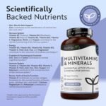 Nutravita Multivitamins & Minerals - 365 Vegan Multivitamin Tablets - 1 Year Supply - Multivitamin Tablets for Men and Women with 26 Essential Active Vitamins & Minerals - Made in The UK - Image 3