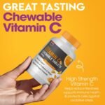 Vitamin C 1000mg Chewable 90 x 2, Supports Immune Health and Helps Fight Colds - Helps Reduce Tiredness and Fatigue - Image 4